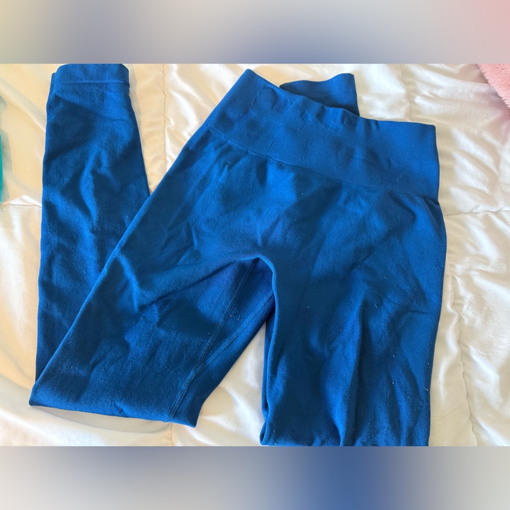 Blue Aurola Leggings